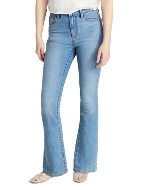 New Women's No Boundaries Midrise Stretch Denim Bootcut Jeans Size 10 Light Wash